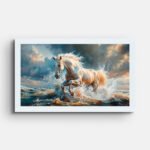 white-horse-in-water-wall-painting