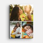 3 Photo Collage Canvas Prints Portrait