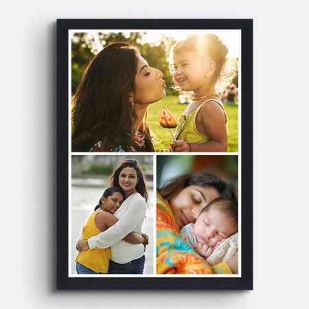 3 Photo Collage Frame Portrait