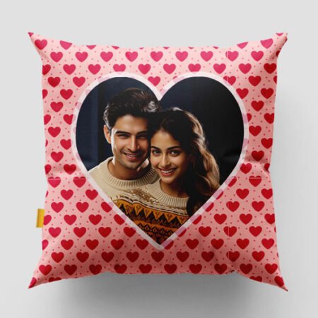 Cute personalized pillow for valentine's day