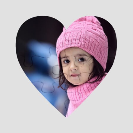 Custom Heart Puzzle 6 Pieces