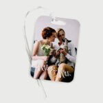 Custom Personalized Luggage Tag with Name and Travel Details