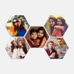 Set of 4 Hexagon Canvas Art – Beautiful Accent for Home Décor