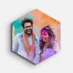 Portrait Hexagon Canvas – Elegant Wall Art for Home and Office Décor