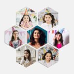 Hexagon Canvas Wall Art Set of 7 – Perfect for Home and Office Décor