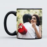 Personalized Love Black Ceramic Mug